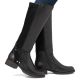 35. Women’s black leather officer-style boots, insulated Rieker Z9564-00