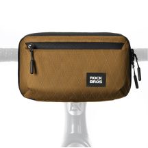 Rockbros bicycle handlebar bag 2.1l brown