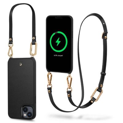 13. Spigen Cyrill Classic Charm Mag Case with MagSafe for iPhone 14 Plus - Black