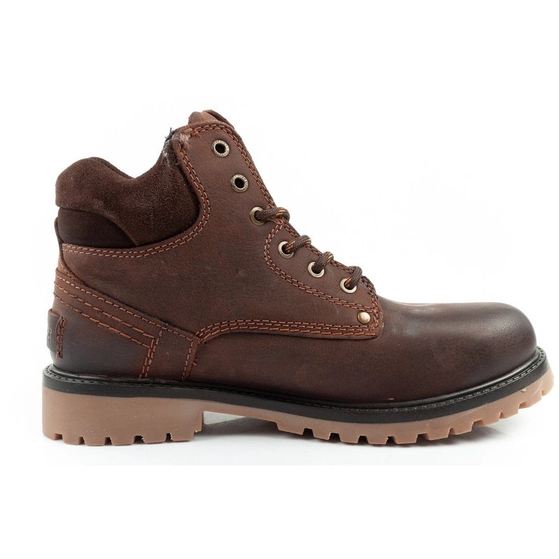 4. Wrangler Yuma men's boots, Chelsea boots, elegant leather, dark brown