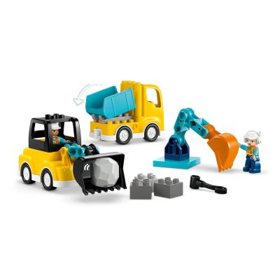 10. LEGO DUPLO TOWN 3in1 10475 Construction Vehicles