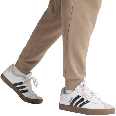 4. Men's adidas Essentials Feelcozy Cargo Pants Beige KF2384