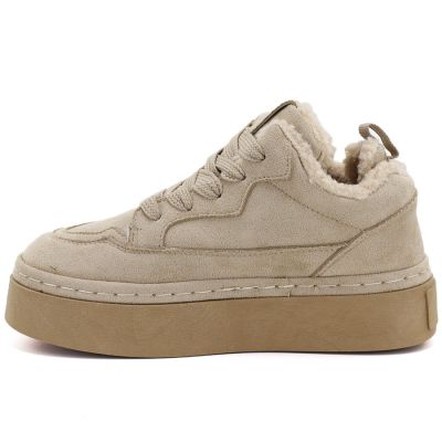 4. Big Star UU274187 Women's Waterproof Beige Platform Snow Boots