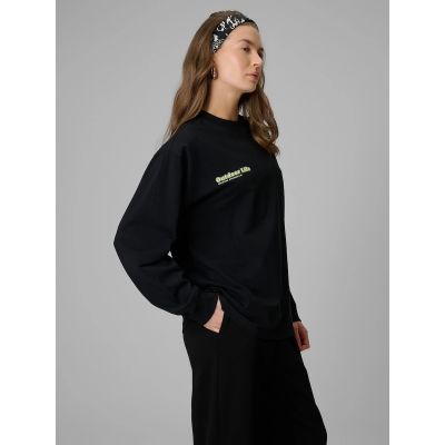 3. Women's longsleeve regular with print 4F 4FRSS26TSWSF2834-20S