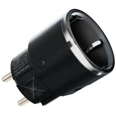 Shelly Wave Plug S LR Smart Z-Wave Socket, Black