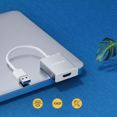 4. Orico UTH USB-A 3.0 to HDMI adapter - silver