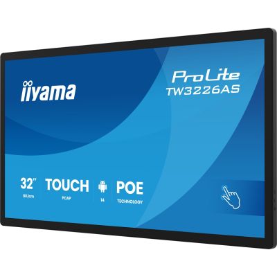 7. Panel-PC iiyama TW3226AS-B3P 32" with Android 14+GMS SOC Octa-core RK3576 4GB Memory 32GB PCAP 10-Point Touchscreen 1920x1080 VA
