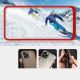 3. Clear 3in1 Case for Samsung Galaxy A42 5G Frame Gel Cover Red