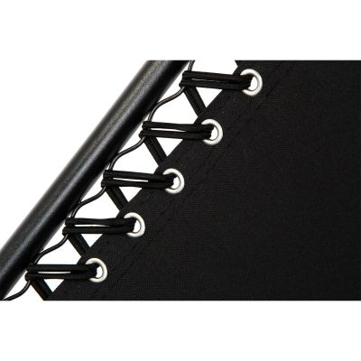 8. BLISS BLACK FOLDABLE GARDEN DECK CHAIR WITH HEADREST, MULTIFUNCTIONAL