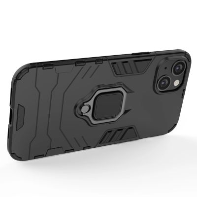 13. Ring Armor case for iPhone 14 Pro armored cover magnetic holder ring black