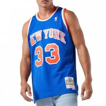 Mitchell &amp; Ness NBA Swingman New York Knicks Patric Ewing T-Shirt SMJYGS18186-NYKROYA91PEW