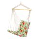 20. BRAZILIAN HAMMOCK HANGING CHAIR 100x50CM NATURA WITH SEWN TROPIC JUNGLE PILLOW