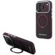 Karl Lagerfeld Ring Stand 360 Saffiano Classic Logo MagSafe case for iPhone 18 Pro Max / 17 Pro Max - burgundy