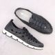 23. Leather openwork shoes Rieker W RKR652, navy blue