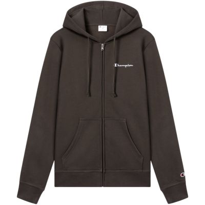 2. Men’s Champion Hooded Full Zip Sweatshirt, brown, 221794 GS509