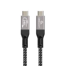 GEMBIRD PREMIUM CHARGING AND DATA CABLE USB 4 TYPE-C 40Gb/s, 240W, 0.5M