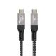 GEMBIRD PREMIUM CHARGING AND DATA CABLE USB 4 TYPE-C 40Gb/s, 240W, 0.5M