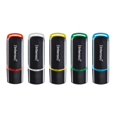 3. Intenso 3511595 USB Flash Drive 64 GB USB Type-A 2.0 Black, Red, Green, Transparent, Yellow, Blue