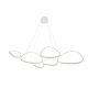 Gulf LED chandelier in white, 4000K