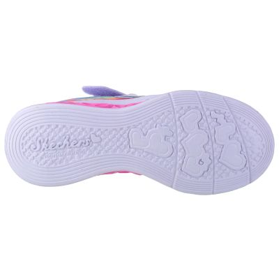 4. Skechers Flutter Heart Lights - Groovy Swirl 303253L-LVAQ Pink 30