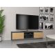 2. TV cabinet 140x40xH36 anthracite/artisan