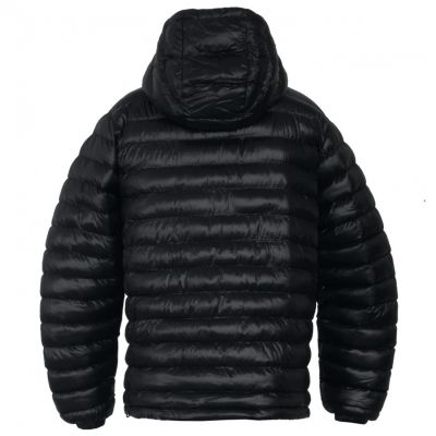 12. GLOVII Heated Men’s Hooded Jacket, Insulated with Synthetic Down, XL, Black, Battery, Charger and Storage Bag, GTMBXL