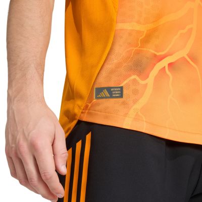 6. Men's adidas AS Roma 25/26 orange jersey JP4801