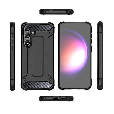 4. Hybrid Armor case for Samsung Galaxy S24+ armored - black