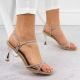 6. Sandals with zircons Potocki W LE20326 WOL282A