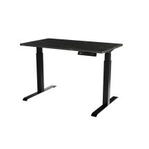 MOON desk with electric height adjustment 121x67 black/san sebas