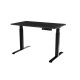 MOON desk with electric height adjustment 121x67 black/san sebas