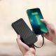 3. Wozinsky W11-B 10000mAh 10W Powerbank with Built-in Cables and Flashlight - Black