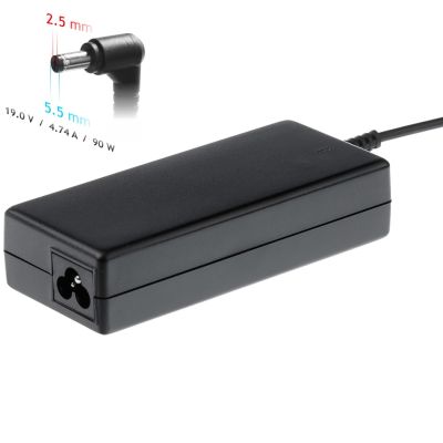 2. Akyga AK-ND-10 AC Adapter for Acer, Asus, DELL, Lenovo, Toshiba Notebook (19V; 4.74A; 90W; 5.5mm x 2.5mm)