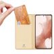 2. Dux Ducis Skin Pro Case for Samsung Galaxy S23+ Flip Card Wallet Stand Gold