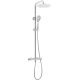 Rain shower with thermostatic shower tap