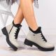 2. Waterproof, Comfortable Beige Women’s Insulated Ankle Boots Rieker Y3163-60