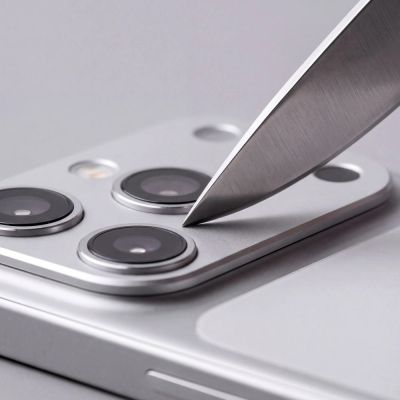5. Tech-Protect Camalloy Fit+ Camera Lens Protector for iPhone 18 Pro – Silver