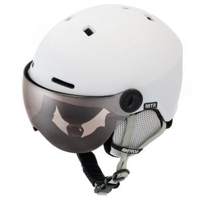 8. Meteor Falven S ski helmet 53-55 cm white