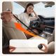 5. Orico FC-60-2C 60W Car Charger with Retractable USB-C Cable 65cm - Black