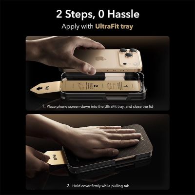 5. ESR UltraFit Armorite Pro Tempered Glass for iPhone 17 Pro Max - Clear