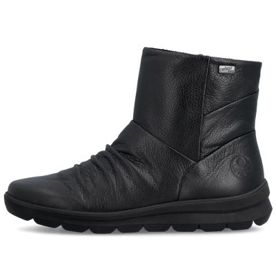 3. Rieker Z0066-00 Waterproof Insulated Leather Women's Boots, Black