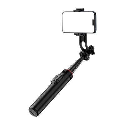 6. Selfie stick WC1Y2S 1.3m aluminum alloy telescopic tripod with phone holder - black
