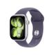 Apple Watch Series 11 GPS + Cellular 42mm Silver Aluminum Case with Purple Fog Sport Band - S/M