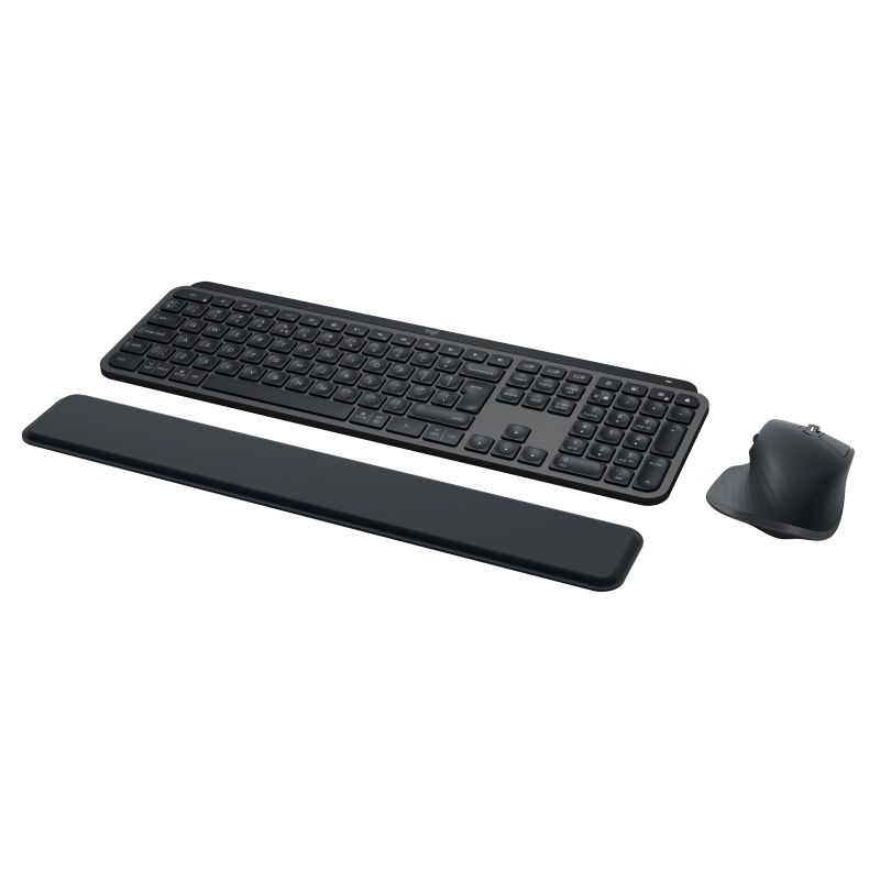 3. Logitech MX Keys combo for Business Gen 2 keyboard Mouse included Office RF Wireless + Bluetooth QWERTY American International Graphite