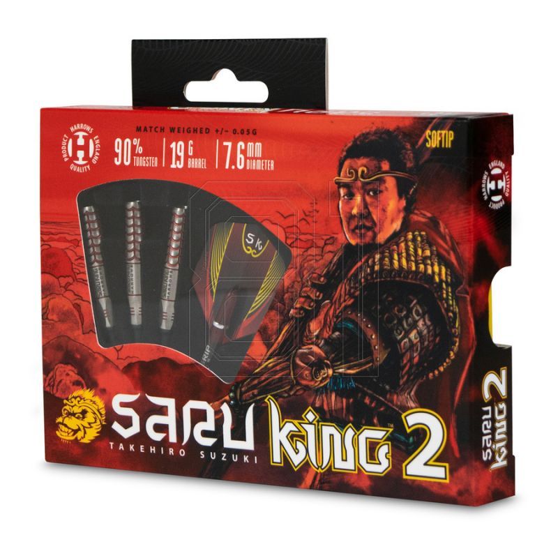 12. Darts Harrows Saru King 2 90% Softip HS-TNK-000013352