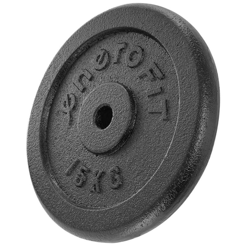 15. BLACK CAST IRON LOAD 15 KG ENERO FIT Ø26.5