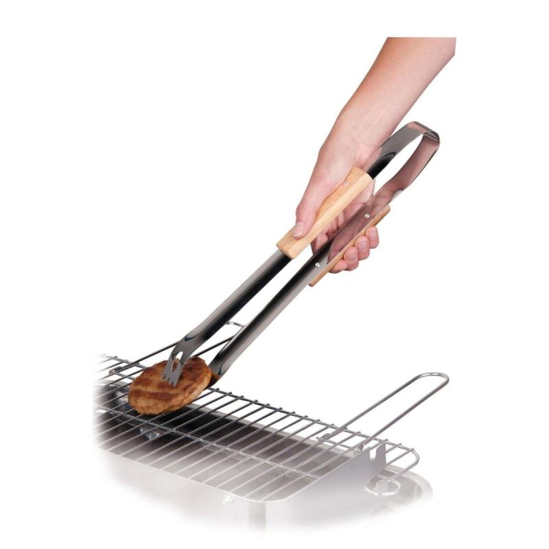 6. BBQ TONGUE WITH WOODEN HANDLE