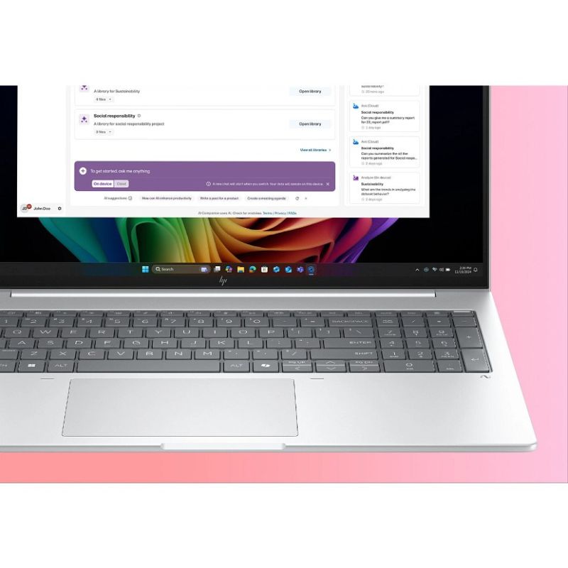 27. HP EliteBook 8 G1a Next Gen AI PC Copilot+ PC AMD Ryzen AI 5 PRO PRO 340 Laptop 40.6 cm (16") WUXGA 32 GB DDR5-SDRAM 1 TB SSD Wi-Fi 6E (802.11ax) Windows 11 Pro Silver